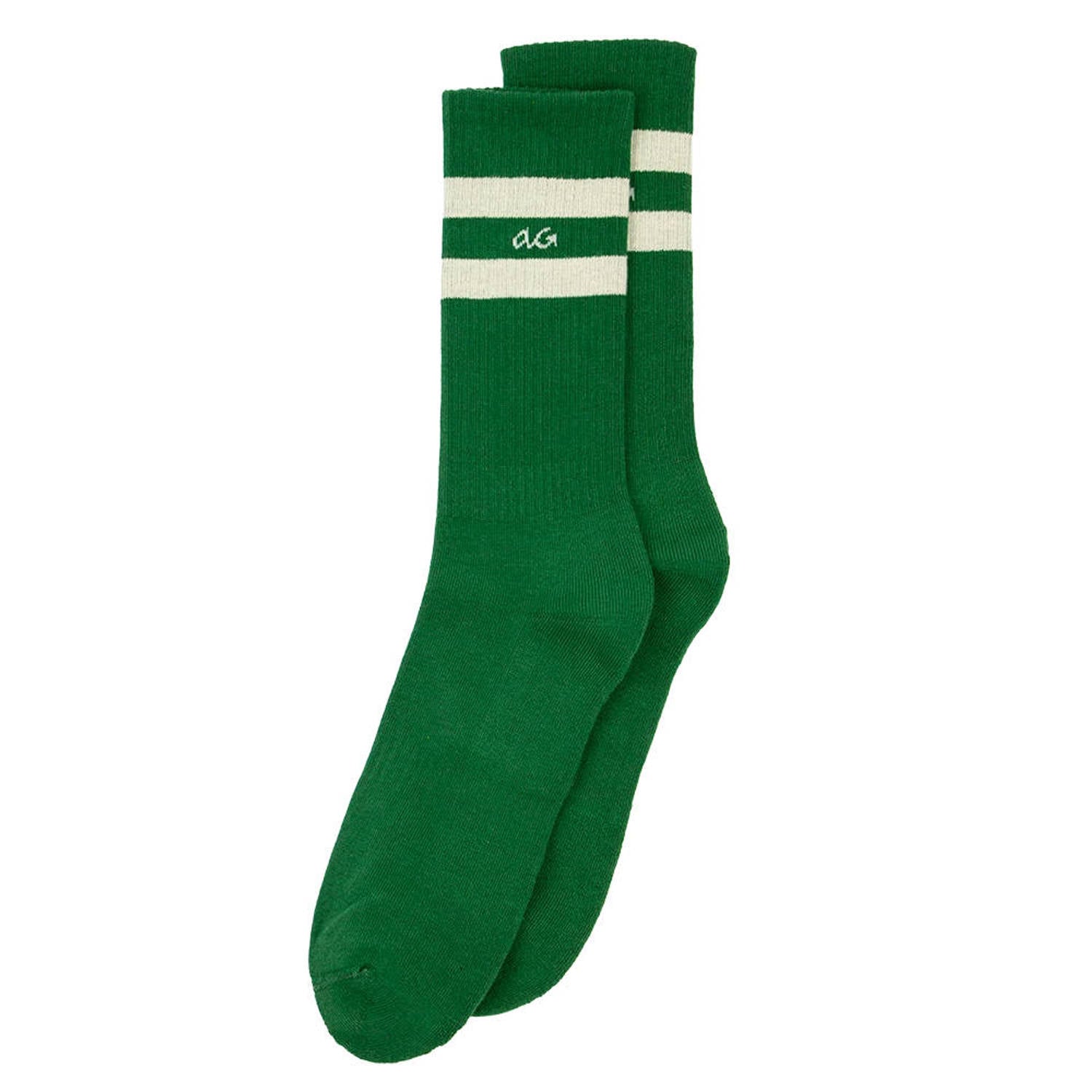 Alfredo Gonzales sokken Athletic Stripes groen