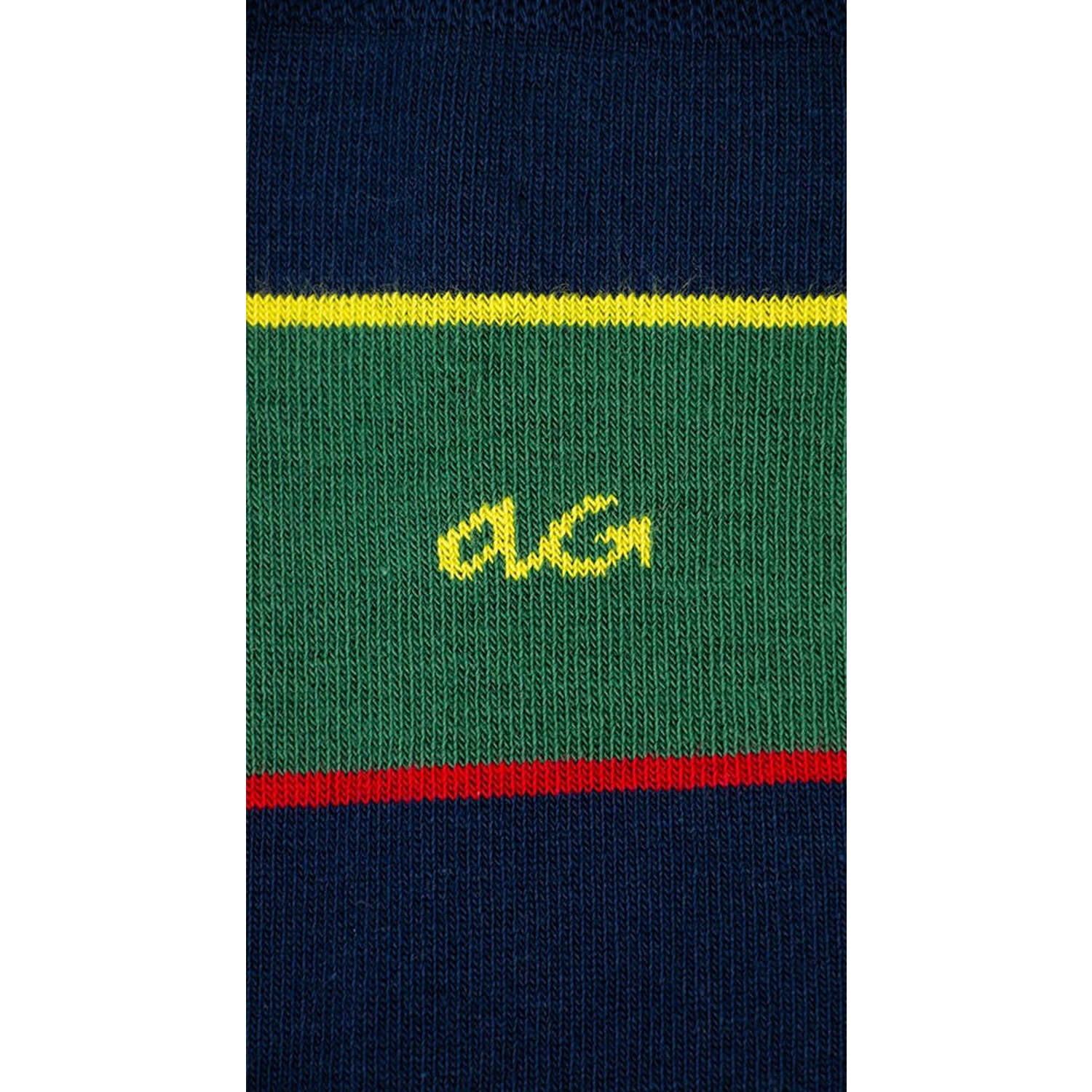 Alfredo Gonzales sokken Varsity Stripes donkerblauw groen