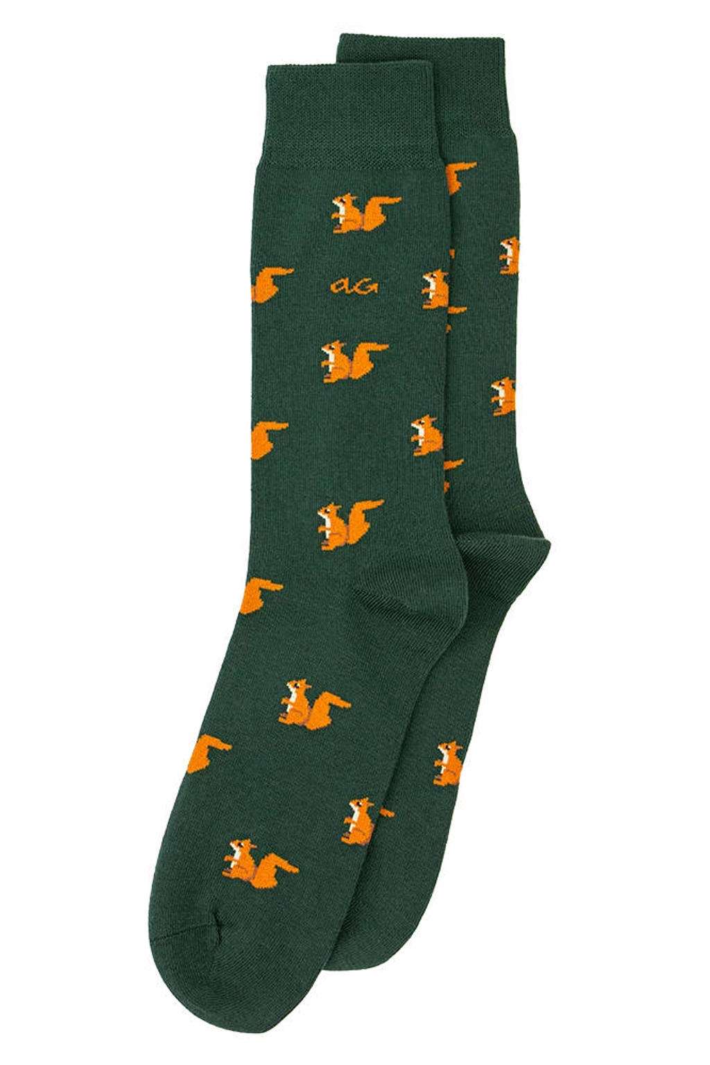 Alfredo Gonzales sokken Squirrel donkergroen
