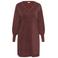 Kaffe Curve Plus Size glitterjurk - donkerrood