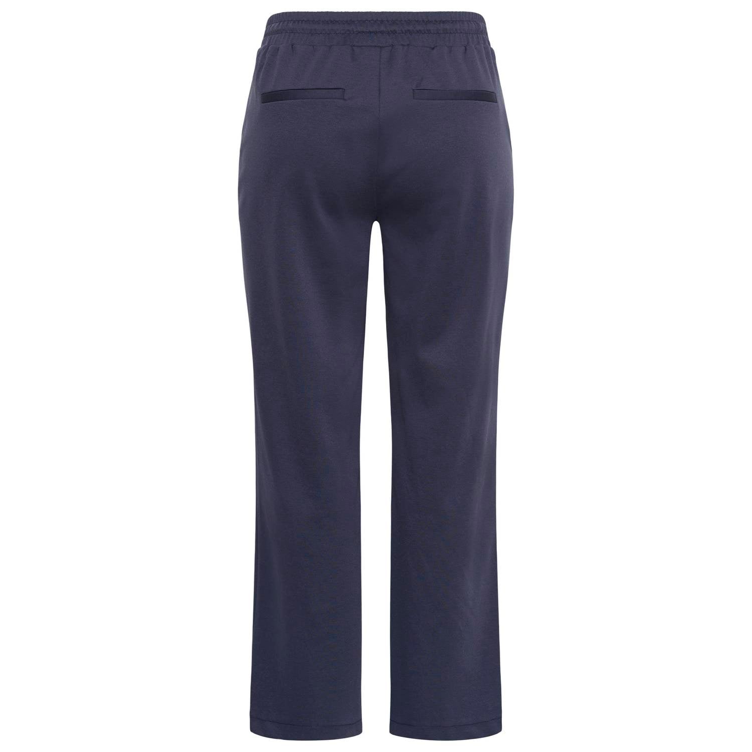 Kaffe Curve Plus Size high waist wide leg broek grijs