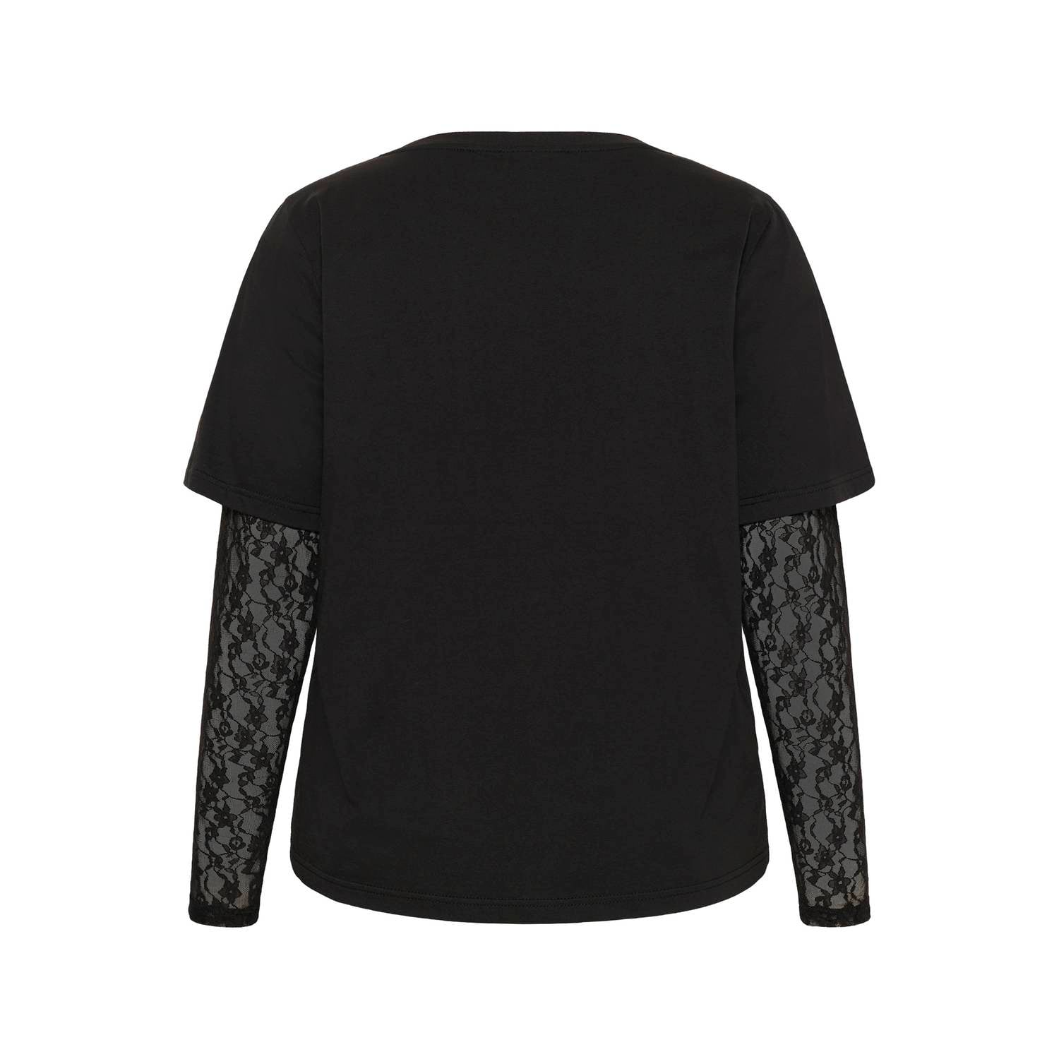 Kaffe Curve Plus Size top zwart