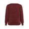 Kaffe Curve Plus Size gebreide trui met glitters - donkerrood