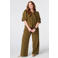 MS Mode top Plus Size - olijfgroen