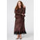 MS Mode katoenen spijkerjas met studs Plus Size - bruin