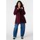 MS Mode Plus Size manteljas - donkerrood