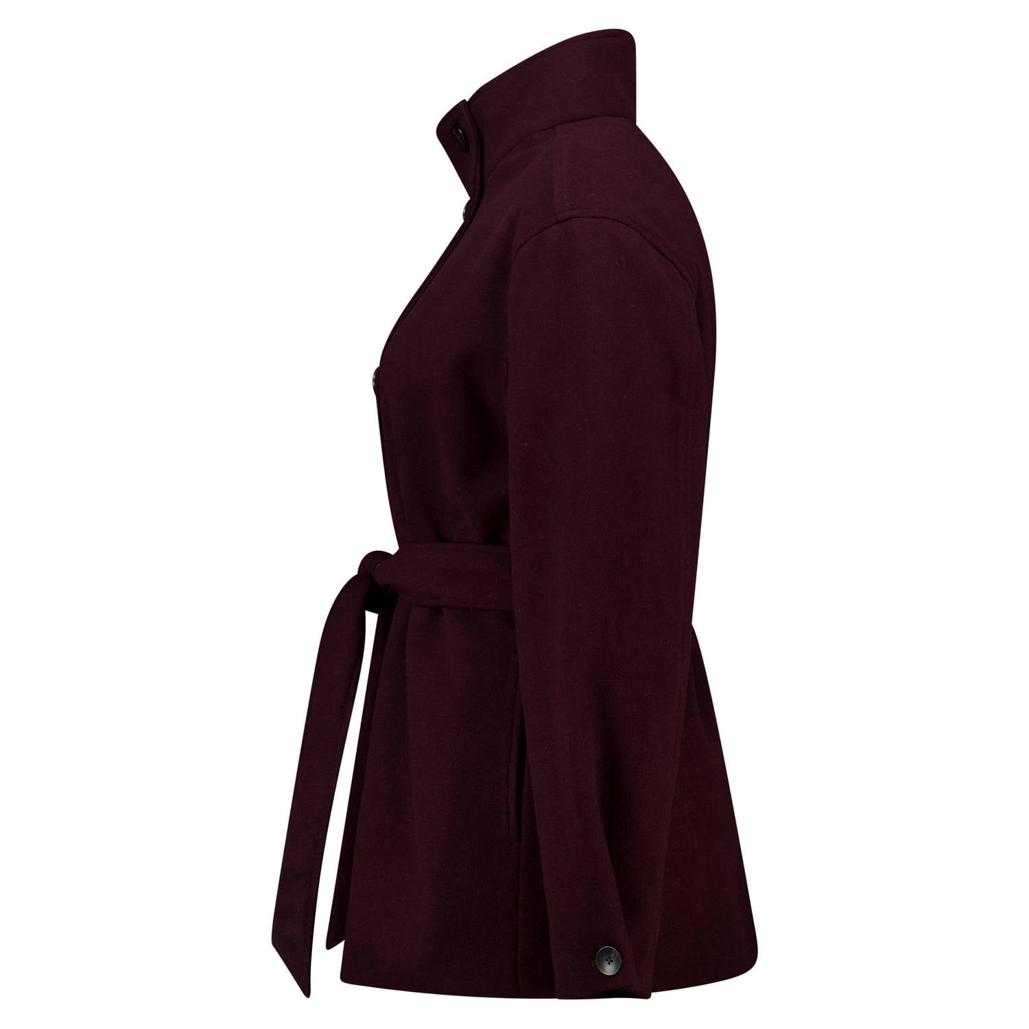 MS Mode Plus Size winterjas met ceintuur