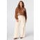 MS Mode sweater met borduursels Plus Size - camel