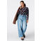 MS Mode top met stippen Plus Size - bruin