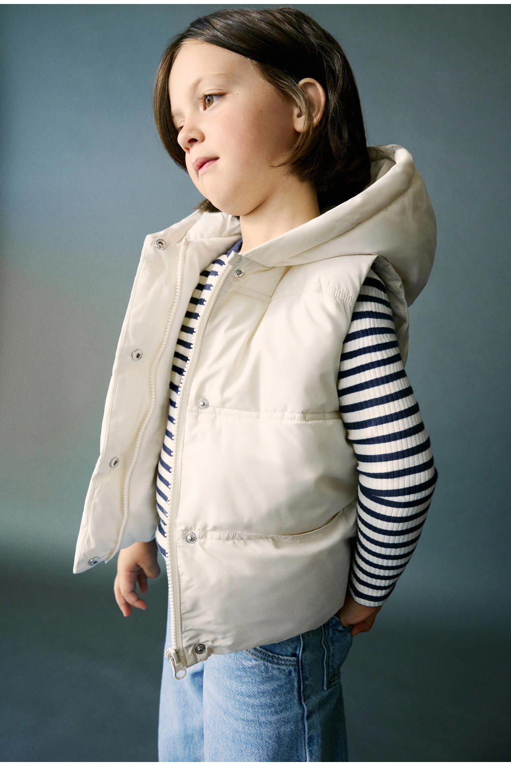 Mango Kids bodywarmer - wit
