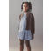Mango Kids gebreide vest - bruin