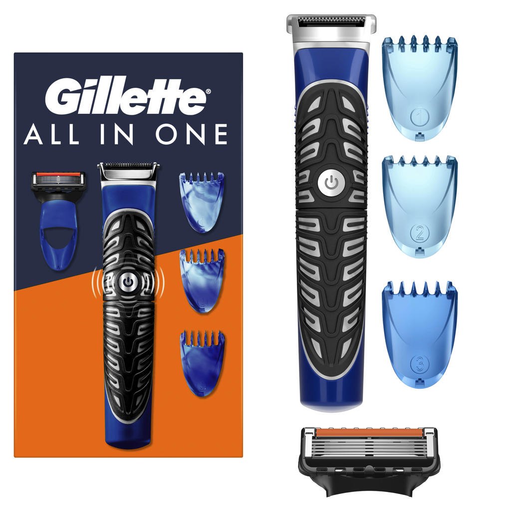 Gillette Fusion All In One voor Mannen - Alles-in-één Scheren Trimmen en Contouren