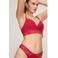 Hunkemöller Andrea voorgevormde kanten bralette zonder beugel - rood