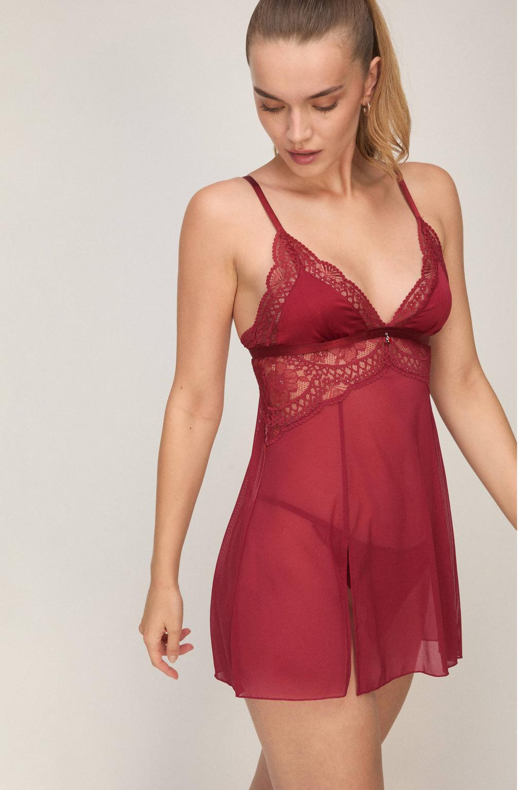 Hunkemöller Tosca babydoll - rood