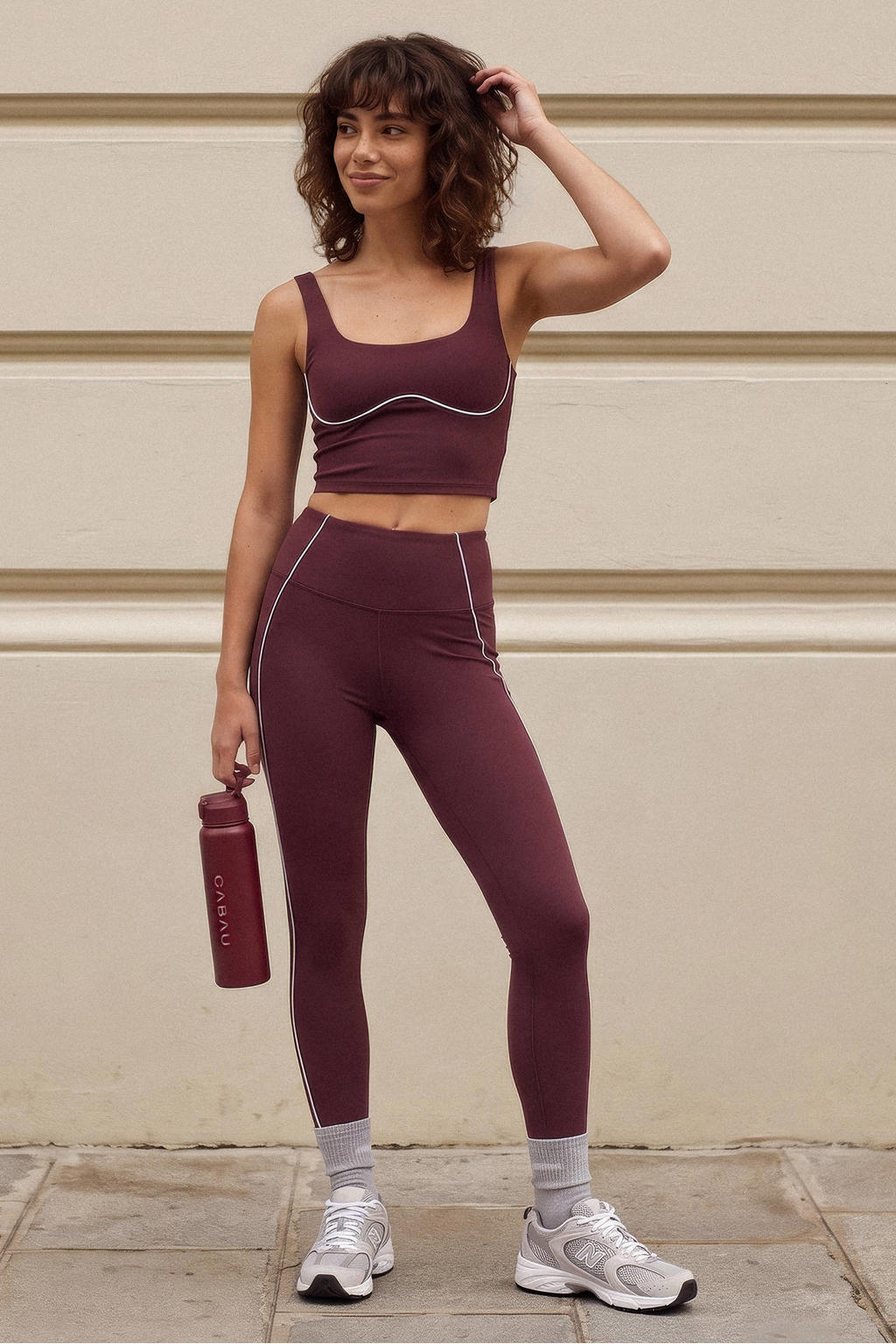 The Lola Club sportlegging - donkerrood