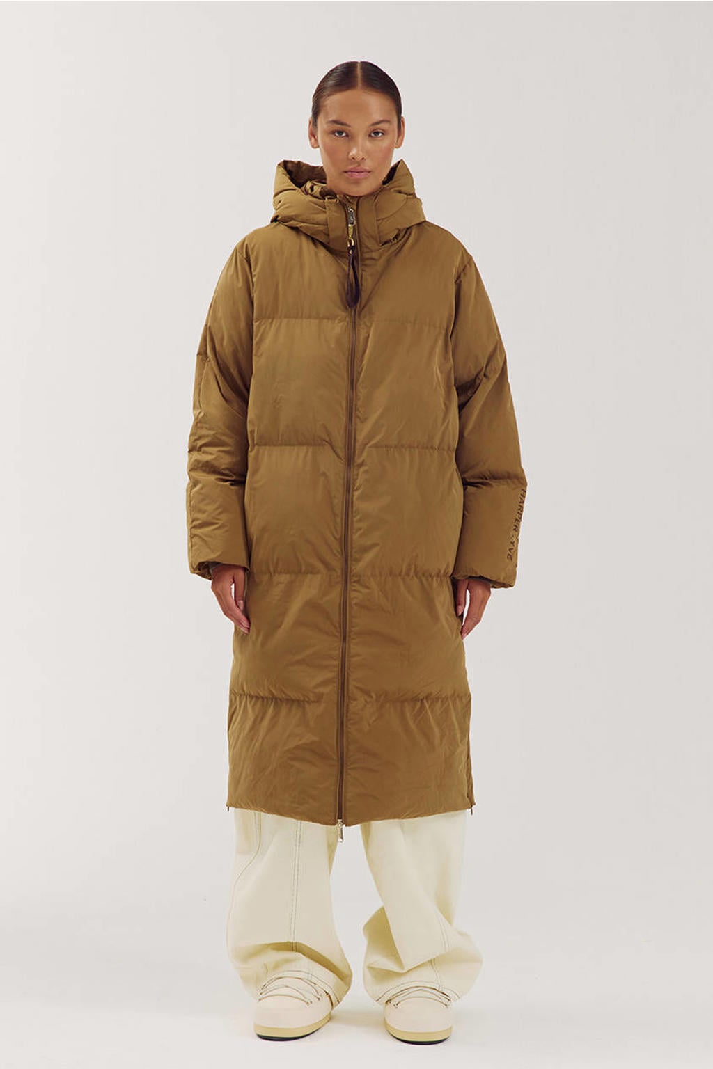 HARPER & YVE quilted winterjas - olijfgroen