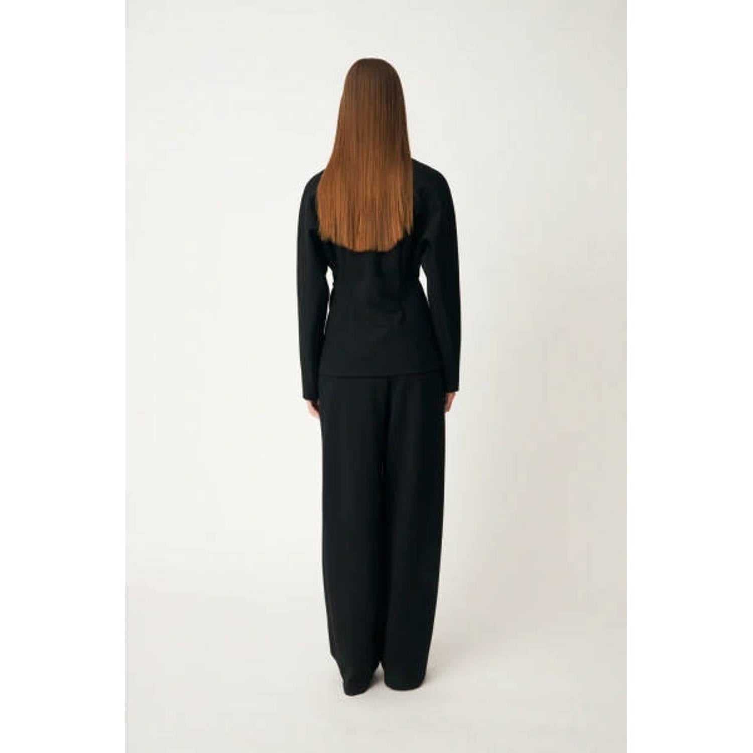 Modström getailleerde blazer zwart