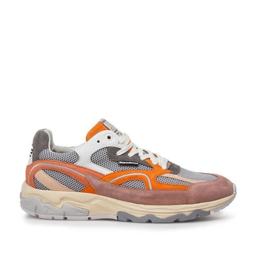 Floris van Bommel De Rezer 01.05 suède sneakers oranje
