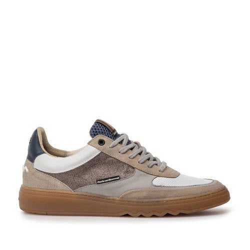 Floris van Bommel De Kupster 05.21 suède sneakers lichtbruin