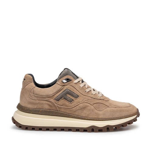 Floris van Bommel De Gripper 01.40 suède sneakers lichtbruin – licht bruin