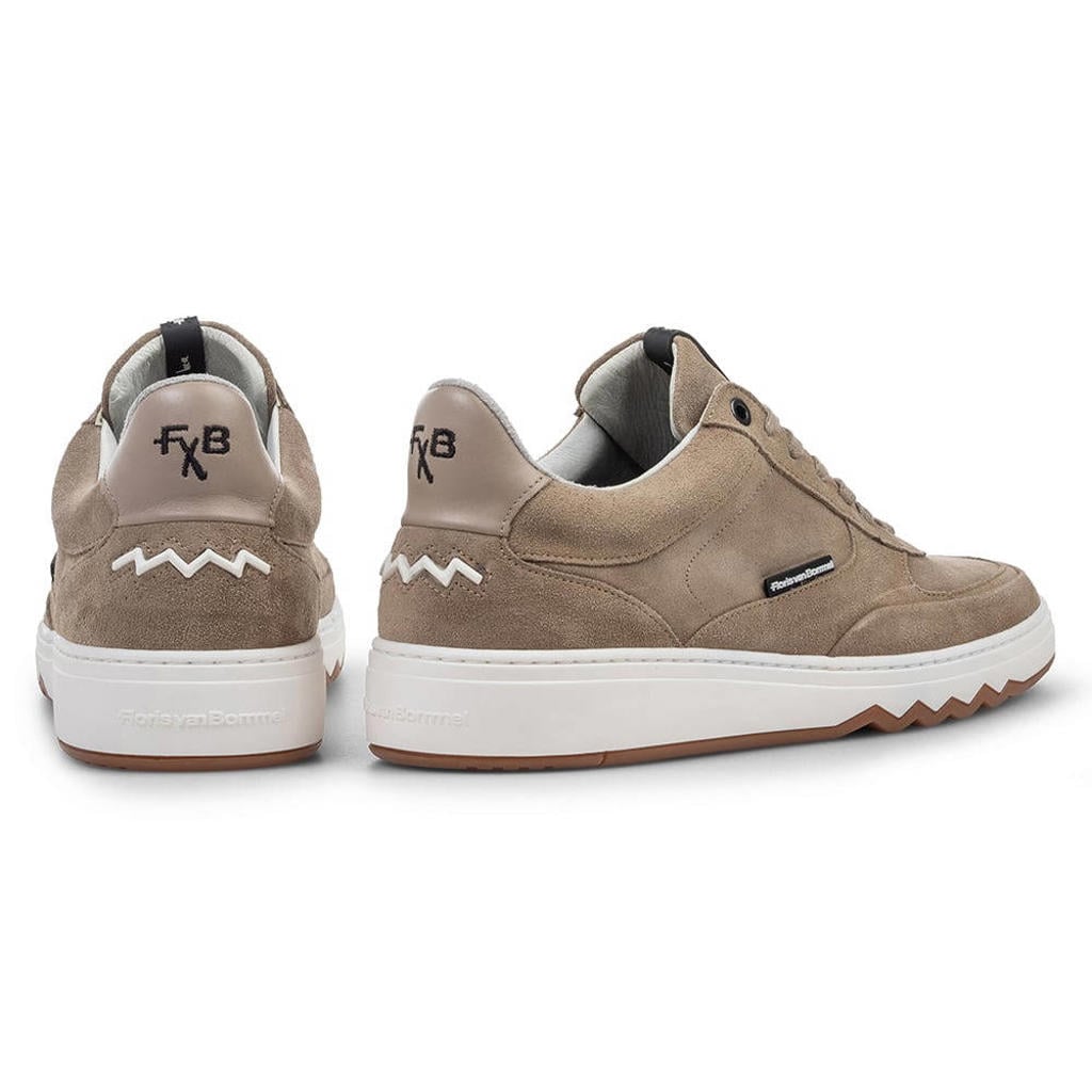 Floris van Bommel De Kupster 05.24 suède sneakers lichtbruin