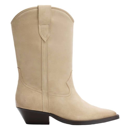 Sacha western suède cowboylaarzen beige