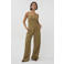 Studio AMAYA X Sofie Graafland wide leg broek met plooien - kaki