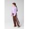 Shoeby wide leg sweatpant - bruin