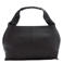 Manfield leren handtas donkerbruin