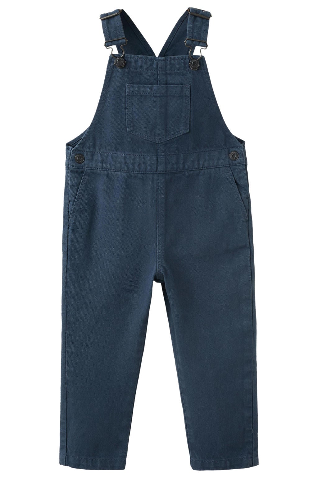 Mango Kids denim tuinbroek - donkerblauw