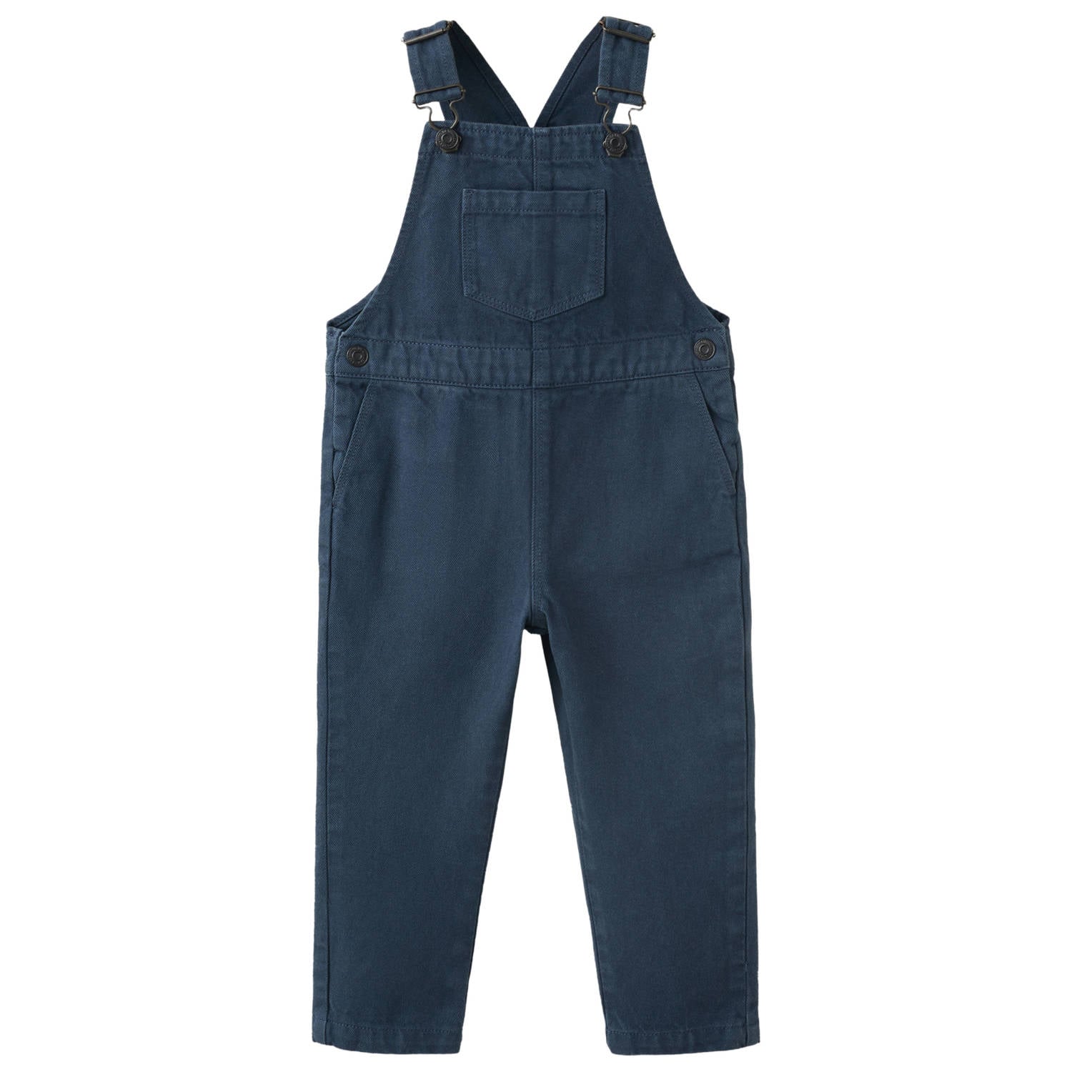 Mango Kids denim tuinbroek donkerblauw