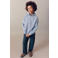 Mango Kids ballon barrel jeans - donkerblauw