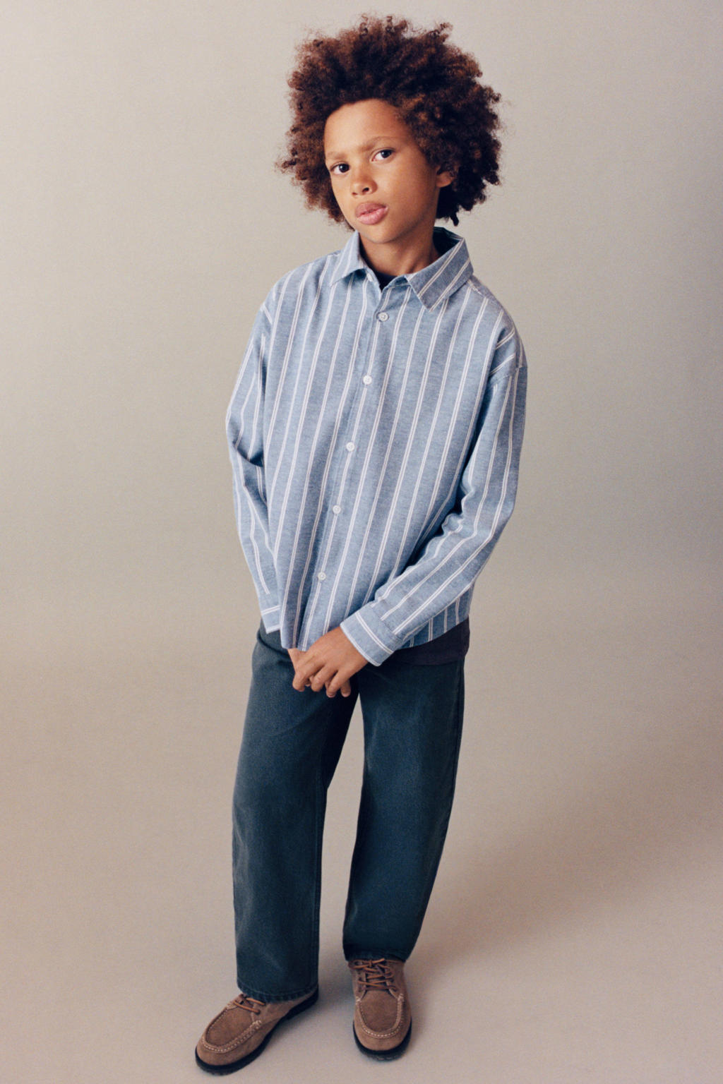 Mango Kids ballon barrel jeans - donkerblauw