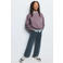 Mango Kids sweater met backprint - paars