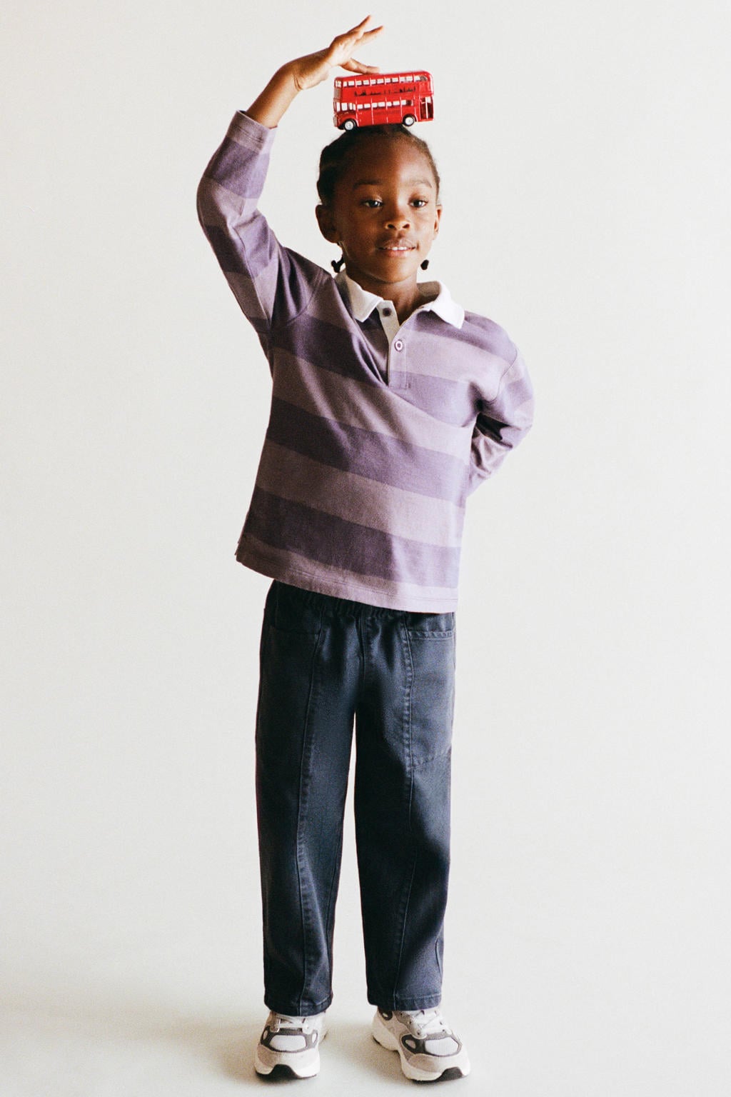 Mango Kids casual broek - donkerblauw