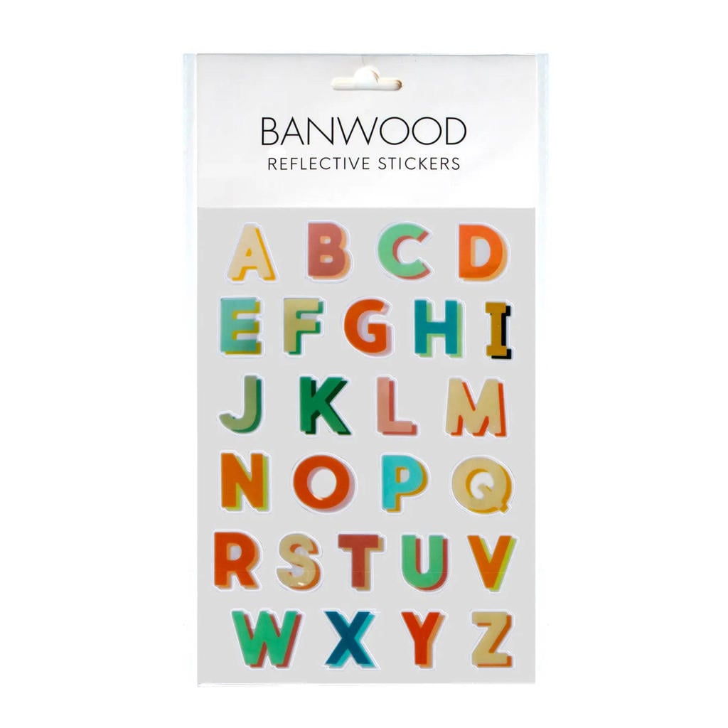 Banwood Reflective Stickers alfabet