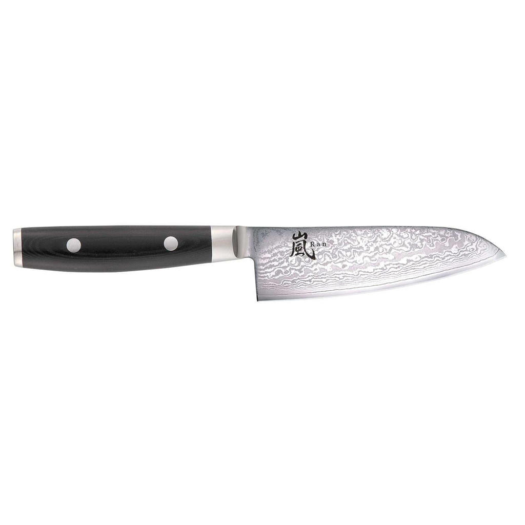 Yaxell Santokumes Ran 12.5 cm - 69 laags roestvrij damast staal - canvas Micarta heft