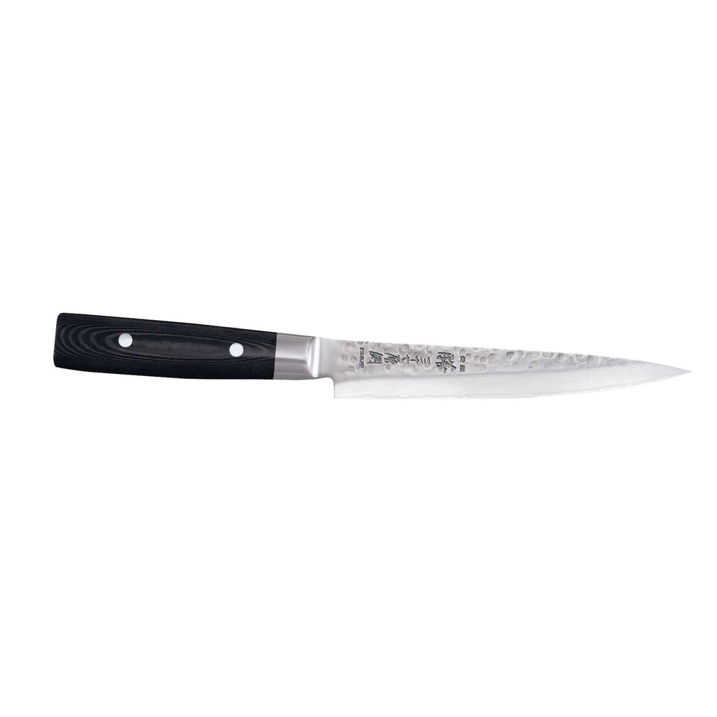 Yaxell Vleesmes Zen 18 cm - 37 laags roestvrij damast staal - canvas Micarta heft