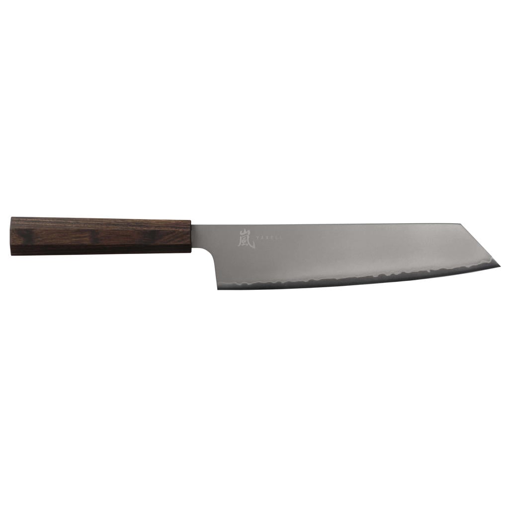 Yaxell Kiritsukemes Hana 20 cm - 3 laags RVS - donkerbruin Pakkahouten heft