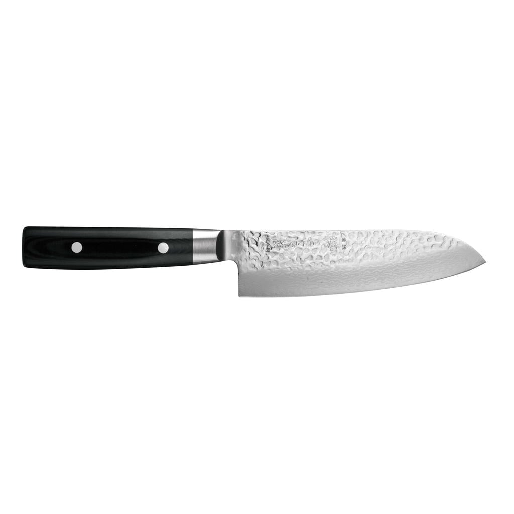 Yaxell Santokumes Zen 16.5 cm - 37 laags roestvrij damast staal - canvas Micarta heft