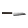 Yaxell Santokumes Hana 16.5 cm - 3 laags RVS - donkerbruin Pakkahouten heft