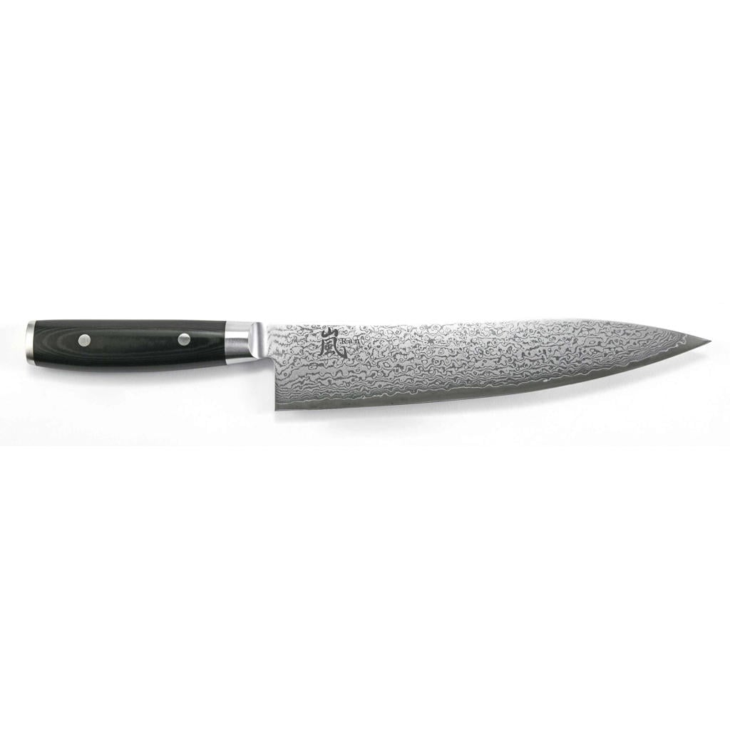 Yaxell Koksmes Ran 24 cm - 69 laags roestvrij damast staal - canvas Micarta heft