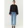 YAS blouse met pailletten - zwart