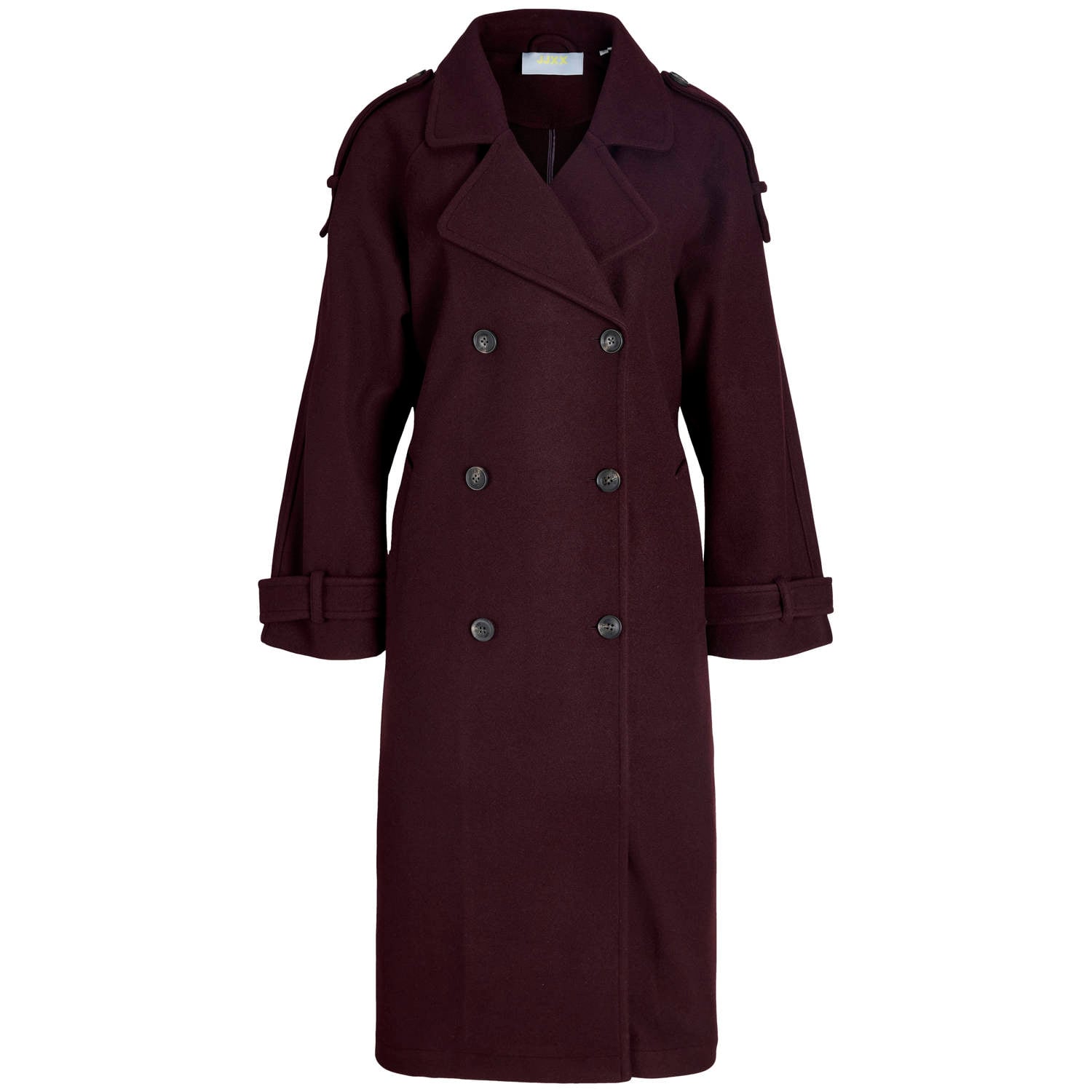 JJXX trenchcoat donkerrood