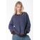 Colourful Rebel gestreepte gebreide trui met wol - blauw