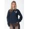 Colourful Rebel katoenen trui met logo - donkerblauw