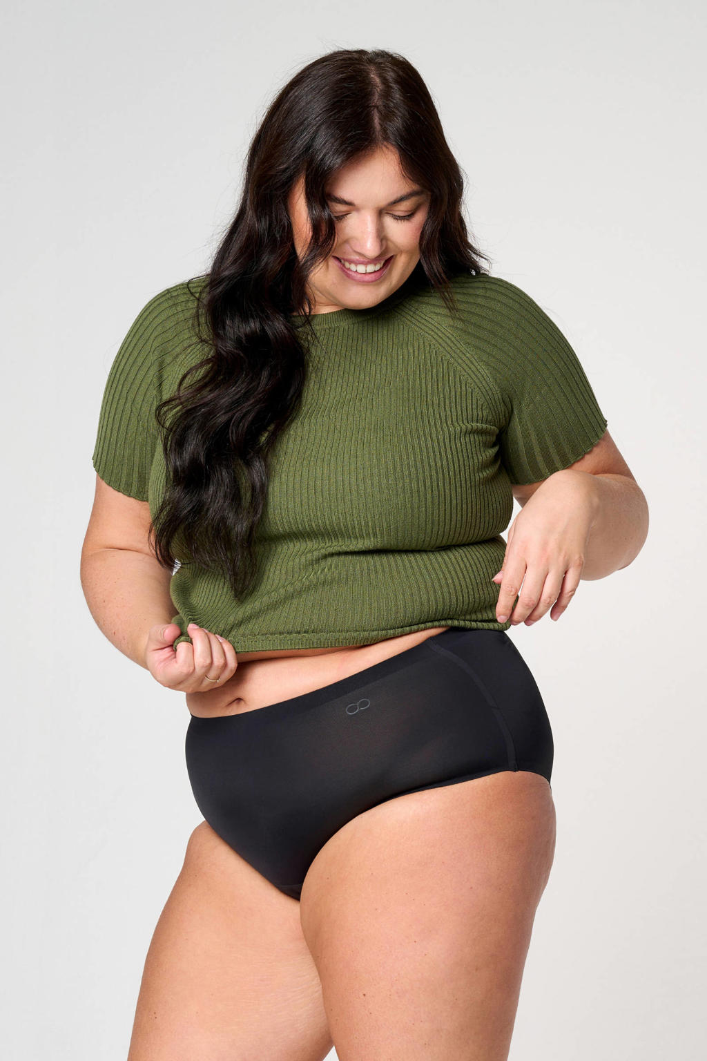 Moodies Undies sterk absorberende incontinentieslip - zwart
