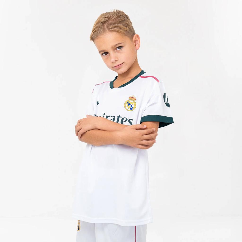 Official Fanwear Mbappé Real Madrid Thuis Tenue 26/27 Wit