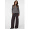 VERO MODA x Wehkamp gestreepte top - bruin/ecru