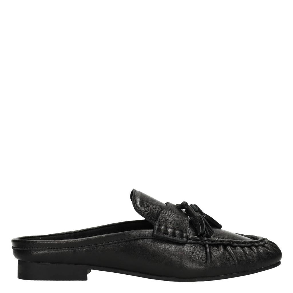 Zwarte dames Poelman leren loafers -